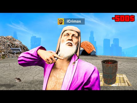 24 STUNDEN als OBDACHLOSER in GTA 5 RP!