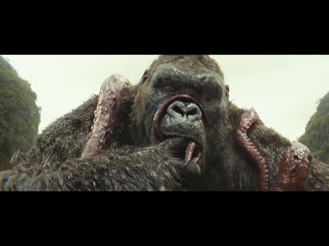 KONG vs GIANT SQUID | Fight Scene | 2017 Movie Clip HD