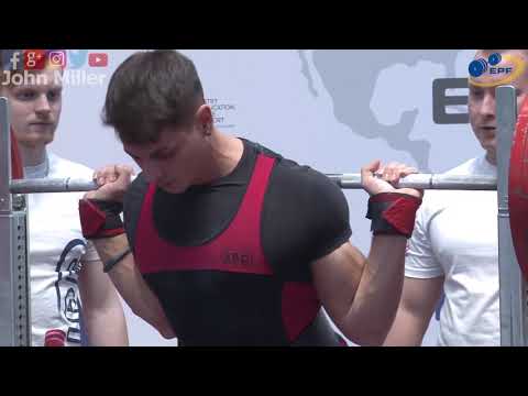 Antonio Gorga - 9th Place 710kg Total - 83kg Class 2019 EPF Classic Open