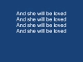 She will be loved by maroon 5 (lyrics) 