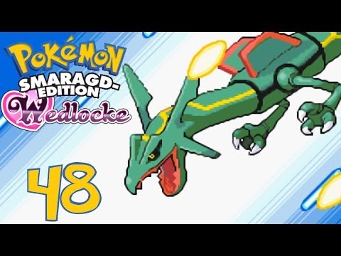 Let's Play Pokemon Smaragd Wedlocke Challenge Part 48 - Rayquaza schlichtet