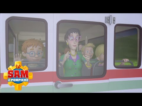 Intrappolato nel bus! 🔥 Sam il Pompiere | Pompieri di salvataggio | Cartoni animati