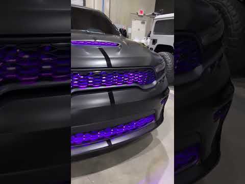 Grill Lighting kit Dodge Durango #lifestyle #led #srt #hellcat #mopar #car #ambient #rgbw
