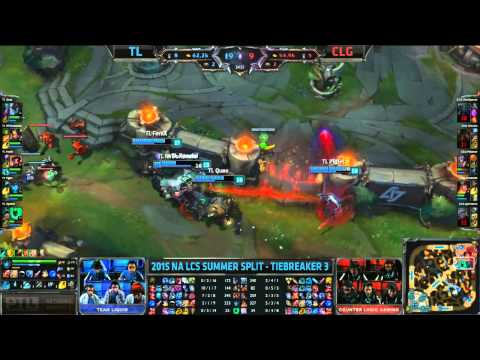 Team Liquid win vs Team CLG and takes the First Place in NA LCS 2015 !