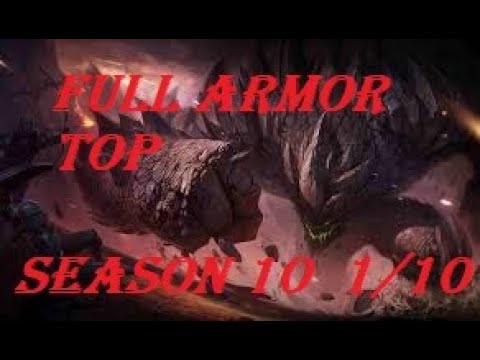 Malphite Ranked 1 out 10 | Full armor | Season 10 2020