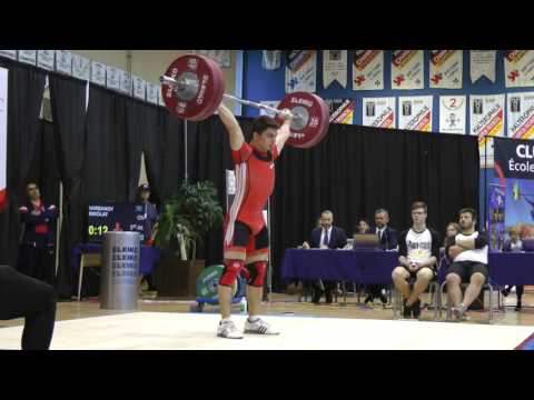 Nikolay Varbanov (69kg) 125/155 Canadian Weightlifting Championships 2017