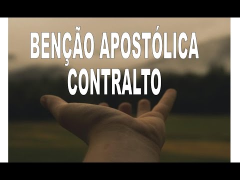 AGPGNAN C001 CONTRALTO BÊNÇÃO APOSTÓLICA