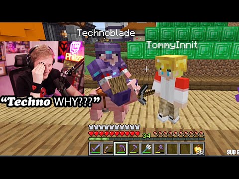 Minecraft DONO - Techno and Tommy’s chaotic energy on Philza’s stream! - Dream SMP