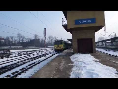 Odjazd EP07-174 z TLK "Morcinek" (Gliwice)