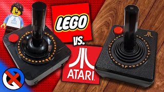 LEGO Atari 2600 VCS Joystick vs. a REAL Atari Joystick CX-40