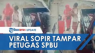 Wanita Petugas SPBU yang Ditampar Sopir Pikap dan Videonya Viral Cabut Laporan Polisi: Saya Gak Tega