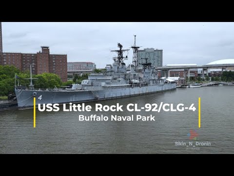 Aerial Drone Footage of USS Little Rock CLG-4 | DJI Mini4 Pro