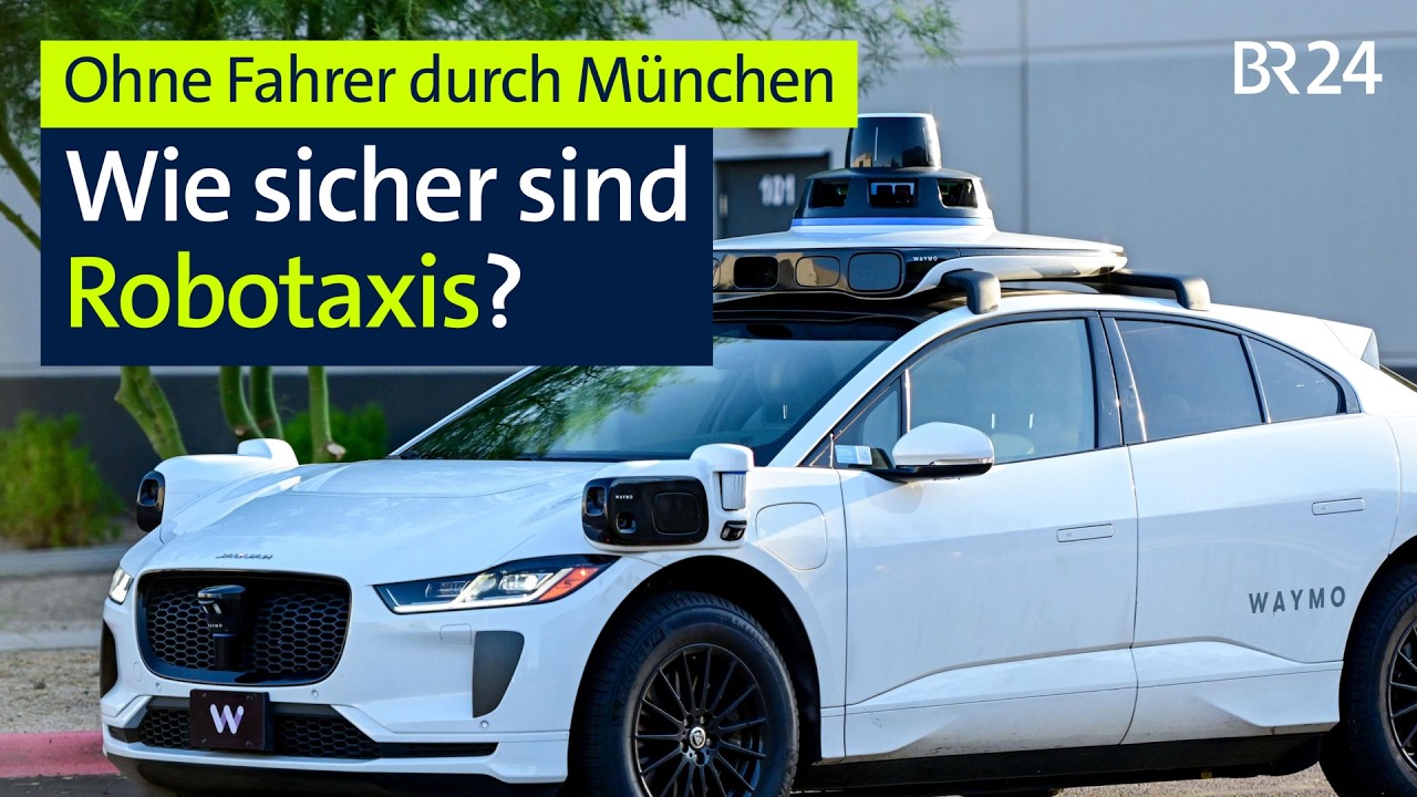 Ohne Fahrer durch München: Wie sicher sind Robotaxis? | BR24