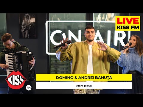 DOMINO x Andrei Banuta - Afara ploua (Live @ KISS FM) #avanpremiera