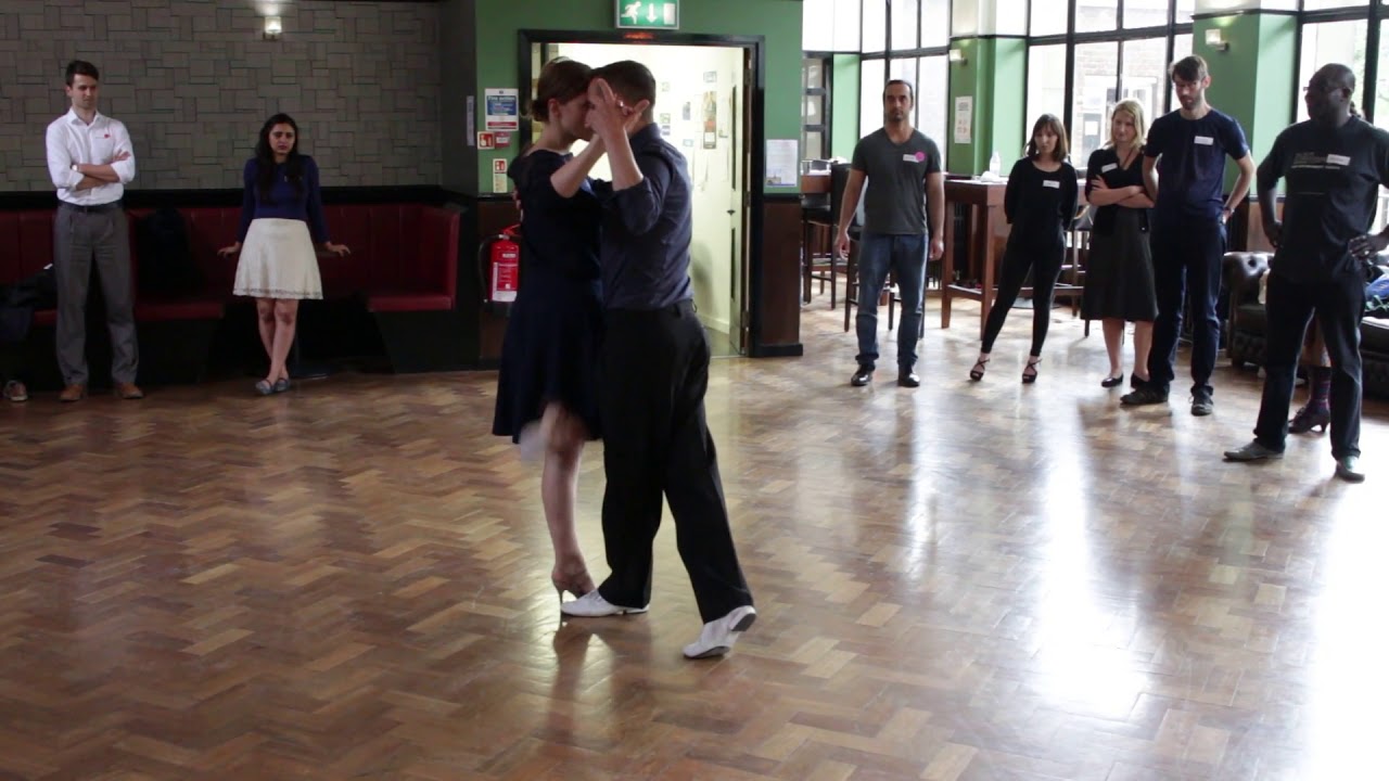 Pablo Rodriguez & Anne Bertreau - end of class impro Bomboncito