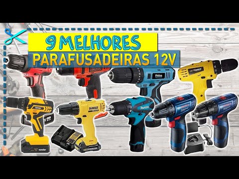 🏆 9 Melhores Parafusadeiras 12V