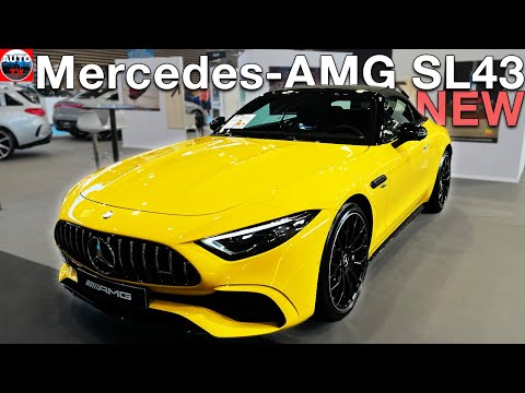 All NEW 2023 Mercedes-AMG SL 43 - Overview WALKAROUND Exterior
