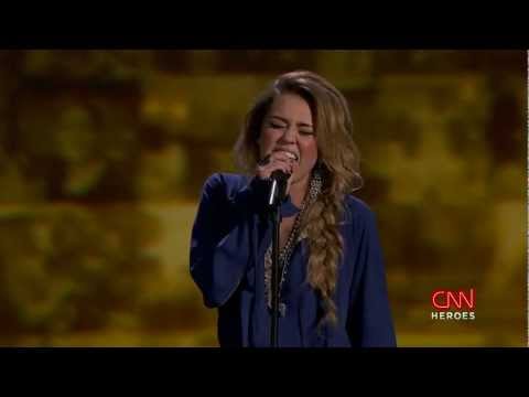Miley Cyrus - The Climb. CNN Heroes An All-Star Tribute (11,Dec.2011)
