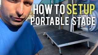 Download lagu How To Setup Portable Stage Deck [ Tuff Stage / RK Beyond / All Terrain China Staging ] mp3