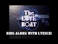 The Love Boat theme song - lyrics on screen