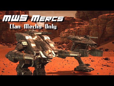 Time For Some Heavy Duty Clan Mechs! Mechwarrior 5 Mercs Clan Mechs Only