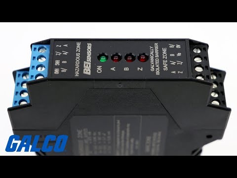 BEI Sensors Intrinsic Safety Barrier Series Interface Modules
