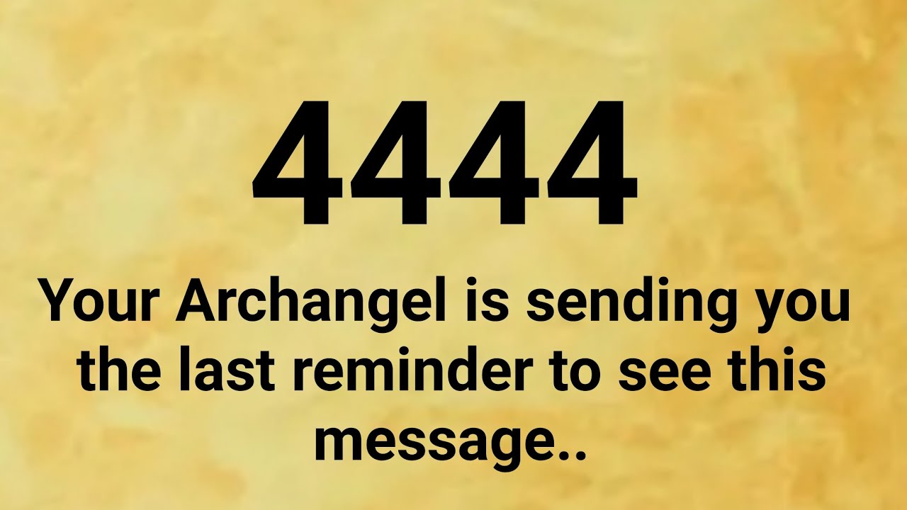 🕊4444 Your Angel is sending you the last reminder to see this message ....(GA-53)