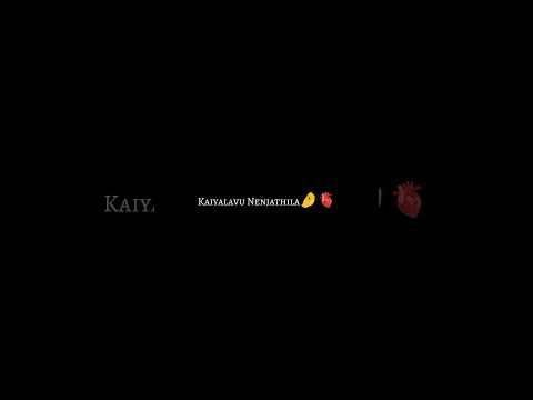 Kaiyalavu Nenjathila🤌😫❤#tamillyrics #blackscreenstatus #songlyrics  #ganalyric #tamilvibes #தமிழ்