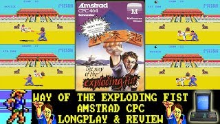 [AMSTRAD CPC] The Way Of The Exploding Fist - Longplay & Review