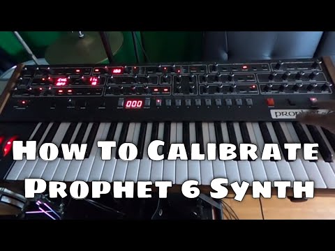 How To Calibrate The Sequential Prophet 6 by Dave Smith Instruments