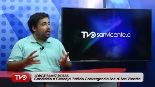 Análisis Miércoles 22:30 Horas Invitado Jorge Pavez Rozas Candidato a Concejal Convergencia Social