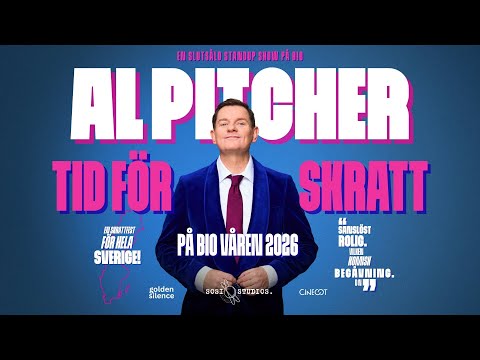 Al Pitcher - Tid för Skratt Al Pitcher - Tid För Skratt kommer på BIO Våren 2026! trailer thumbnail