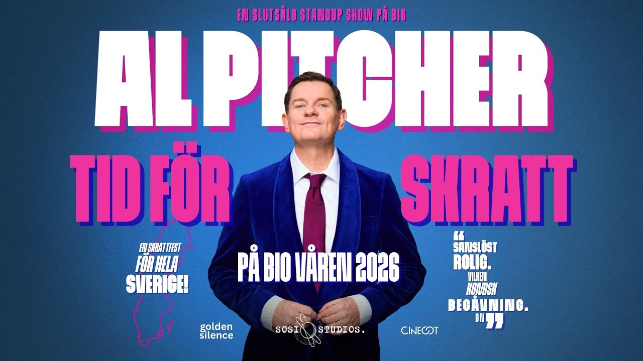 Miniature de la vidéo Al Pitcher - Tid För Skratt kommer på BIO Våren 2026! du film Al Pitcher - Tid för Skratt