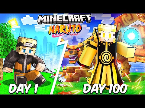 I Survived 100 Days as Naruto in Minecraft… Here’s What Happened