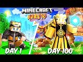 I Survived 100 Days As Naruto In Minecraft Here S What Happened