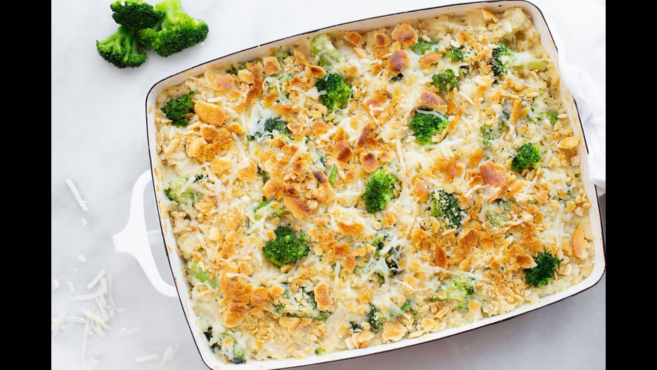 Cheesy Broccoli Quinoa Casserole