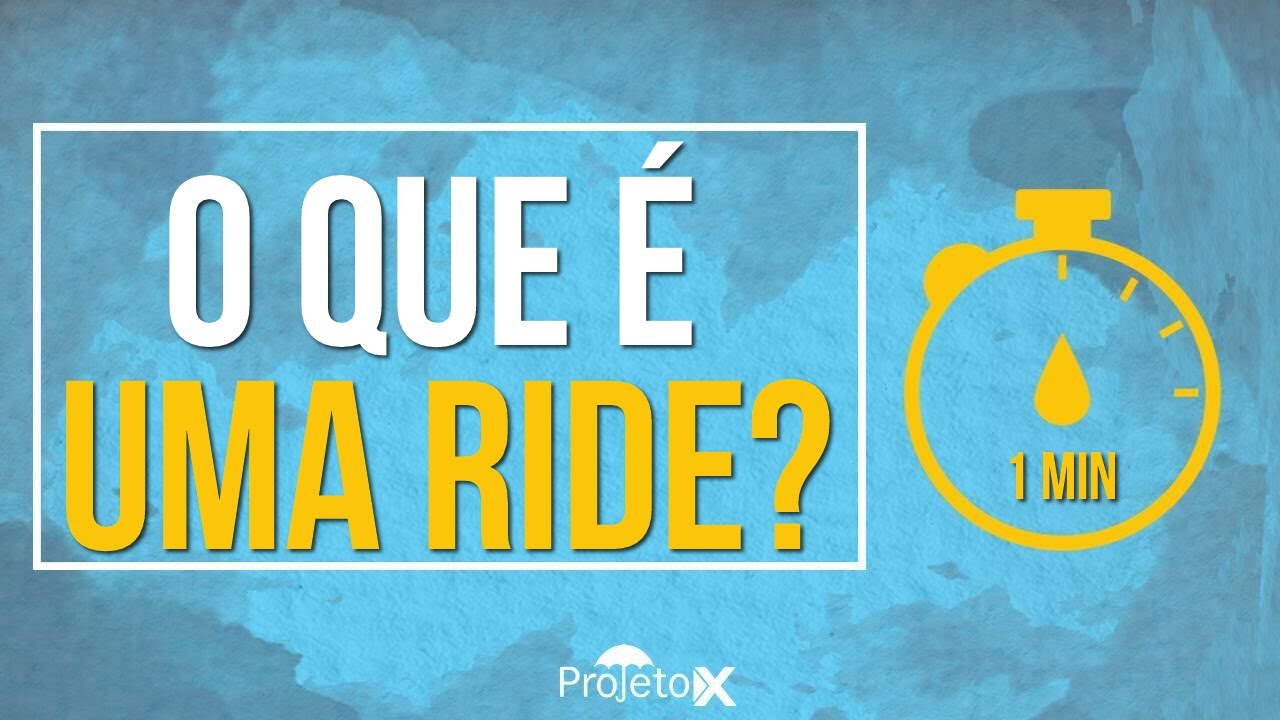 O que é uma RIDE? (em 1 minuto)
