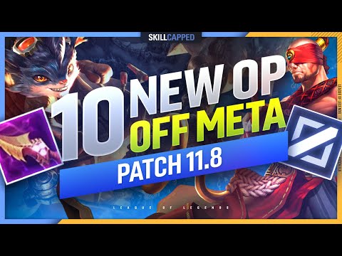 10 NEW OP OFF META Champions to CLIMB FAST on PATCH 11.8 - League of Legends