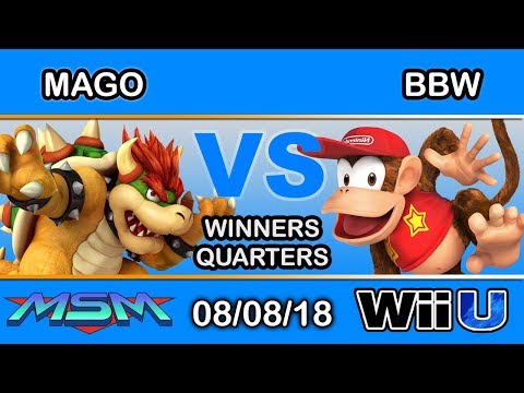 MSM 161 - NSD | Mago_FFF (Bowser) Vs BBW (Diddy Kong) Winners Quarters - Smash 4