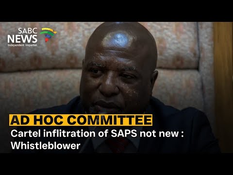 Ad Hoc Committee | Cartel inflitration of SAPS not new : Whistleblower