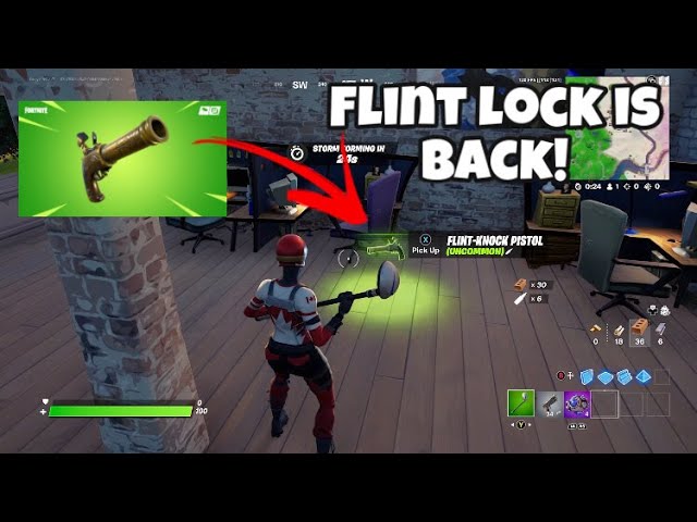 Did They Take Out The Flint Knock Out Of Fortnite Where To Find The Flintlock Pistol In Fortnite Season 5 After The Update
