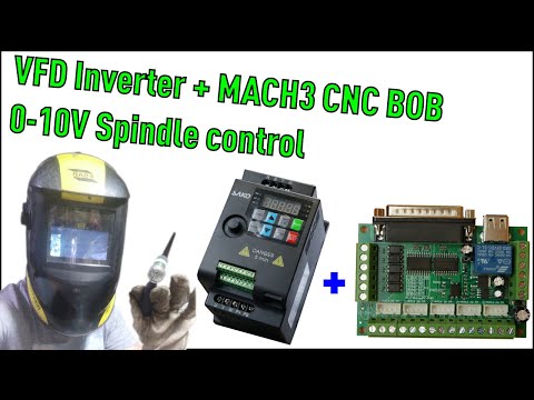 How To Setup a Spindle VFD Inverter With MACH3 CNC  0-10V Control