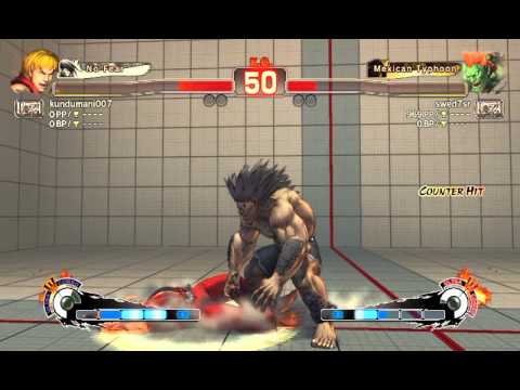 Ultra Street Fighter IV battle: Ken vs Blanka