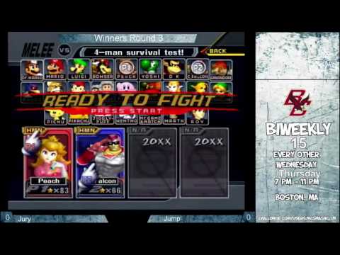 BC Biweekly 15: Winner's Round 3 - Jury (Peach) vs. Jump (Captain Falcon)