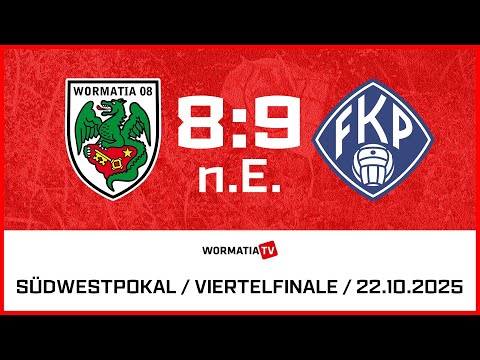 Highlights Wormatia Worms vs FK Pirmasens 8:9 n.E. (22.10.2025)