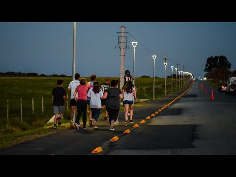 Aguas Corrientes cuenta con un nuevo circuito aeróbico ideado por iniciativa de los vecinos