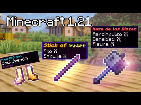 COMO ENCANTAR al NIVEL X o INFINITO - TRUCO de COMANDOS para MINECRAFT 1.21