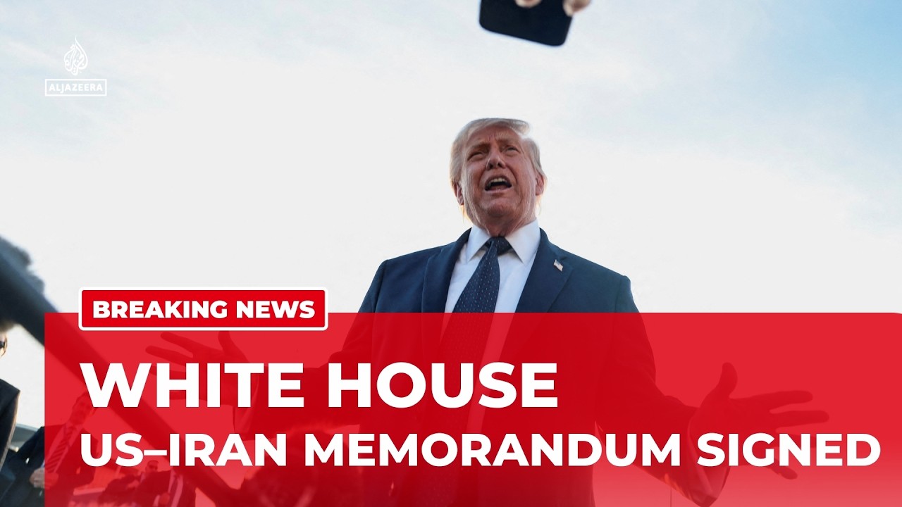 Trump signs memorandum to end war on Iran: White House