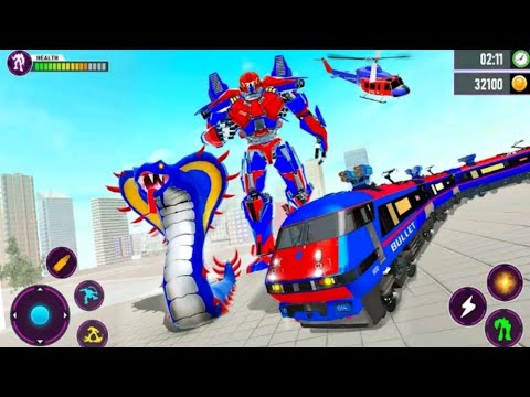 Snake Robot Train Transforming - War Robot Games | Android Gameplay