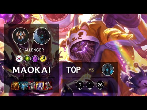 Maokai Top vs Kalista - KR Challenger Patch 10.25b